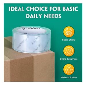 Packing Tape (2) Rolls 65 Yards Each